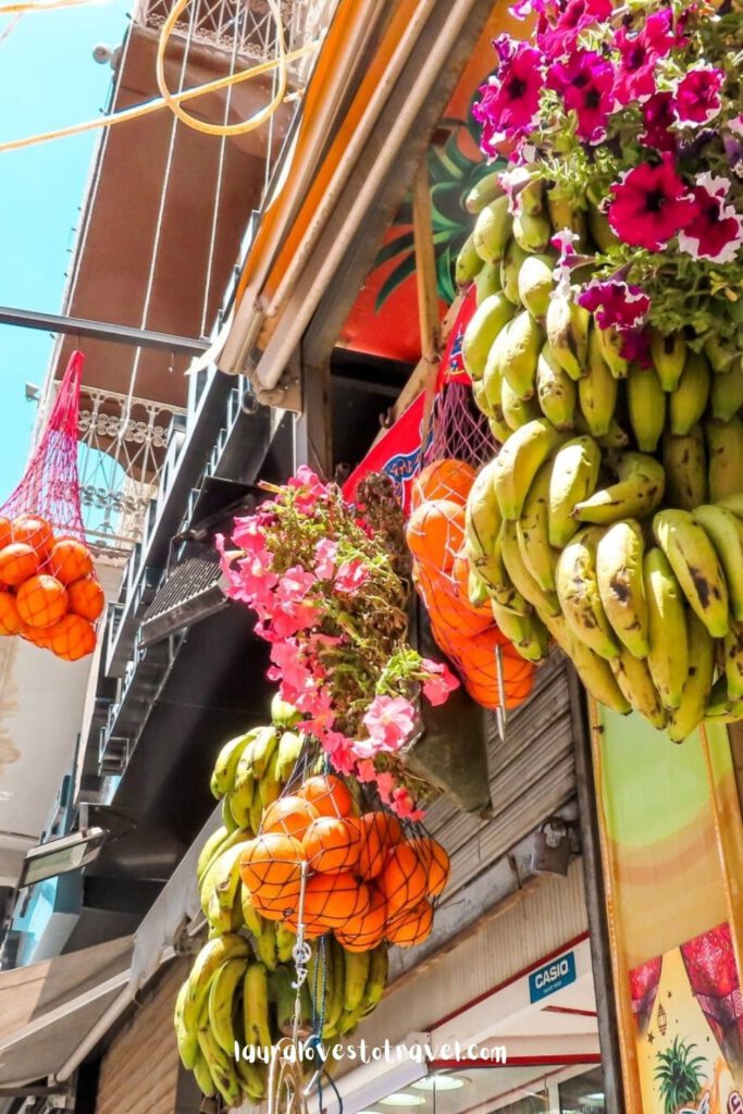 Fruitkraam in Jordanië