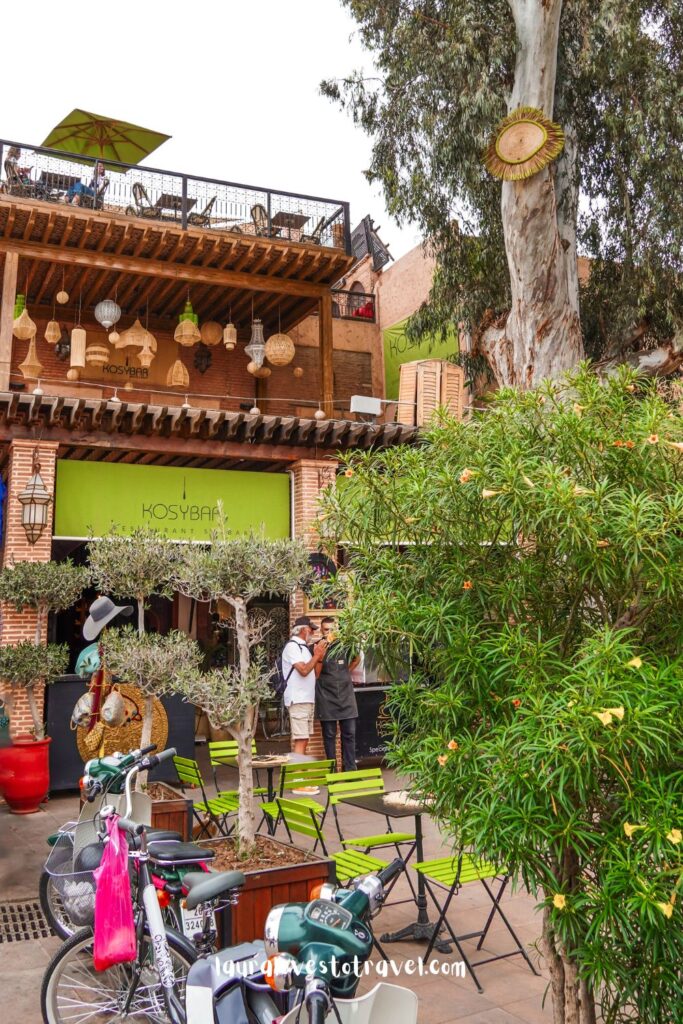 Vooraanzicht van Kosy Kawa in Marrakech