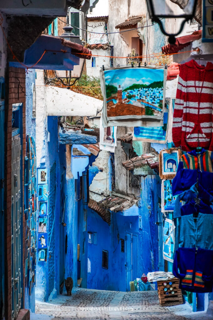 Rustig Chefchaouen in de ochtend