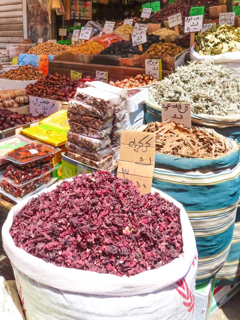 Herbs at the souq of Amman