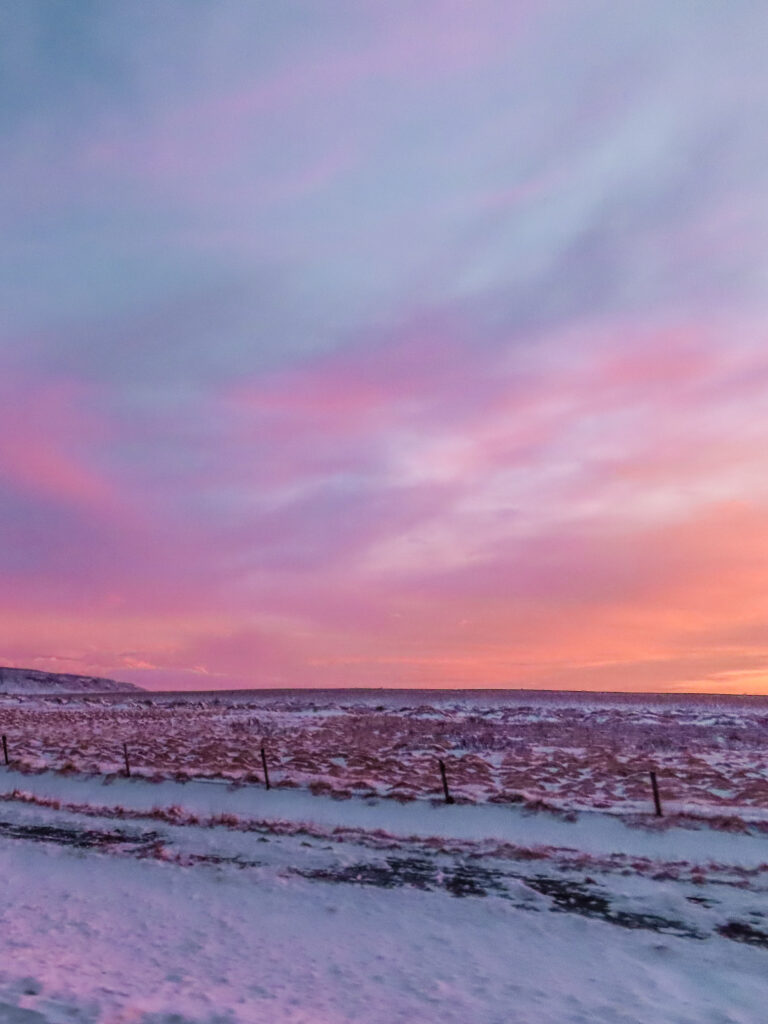 Hottub views from one of Iceland's many hostels