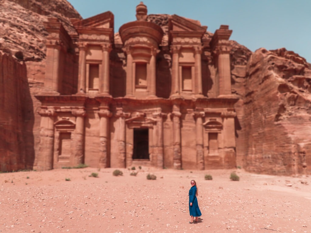 During your Petra itinerary you will find the amazing Monastery, one of the best preserved facades in Petra.