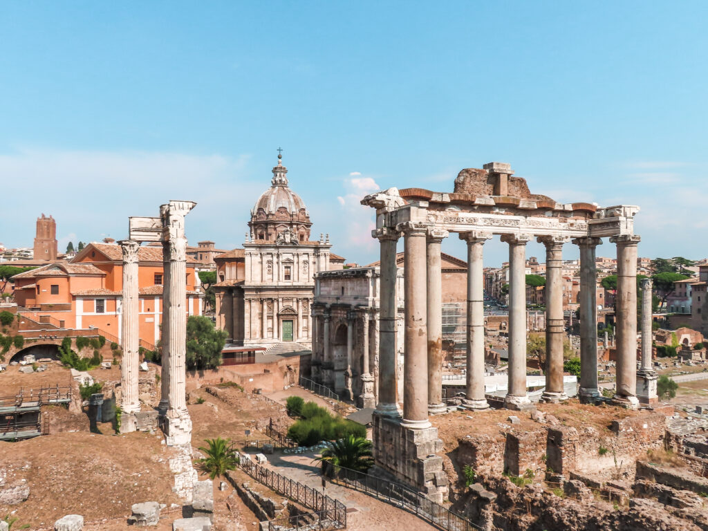 Palatine hill in Rome, Italy