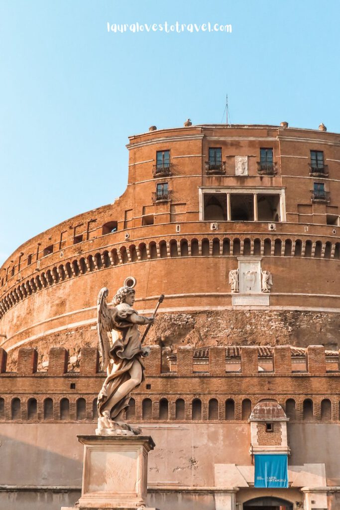 Ponte Sant'Angelo and the Fortress in the background