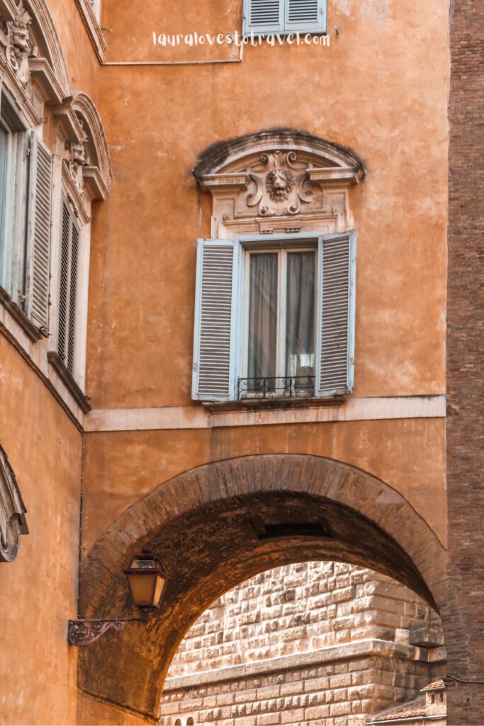 Street view in Rome, Italy