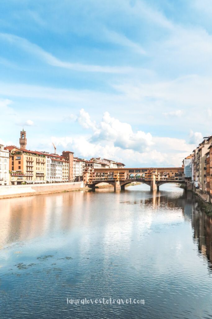 View on Ponte Vecchio, Florence, Italy