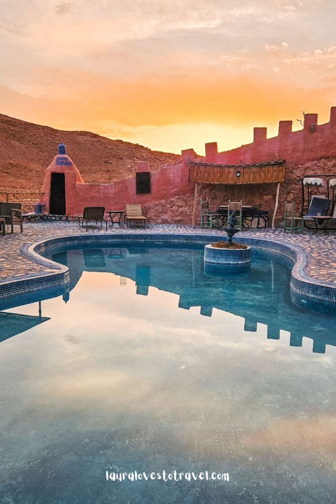 Swimming pool at Riad Paradise Of Silence 