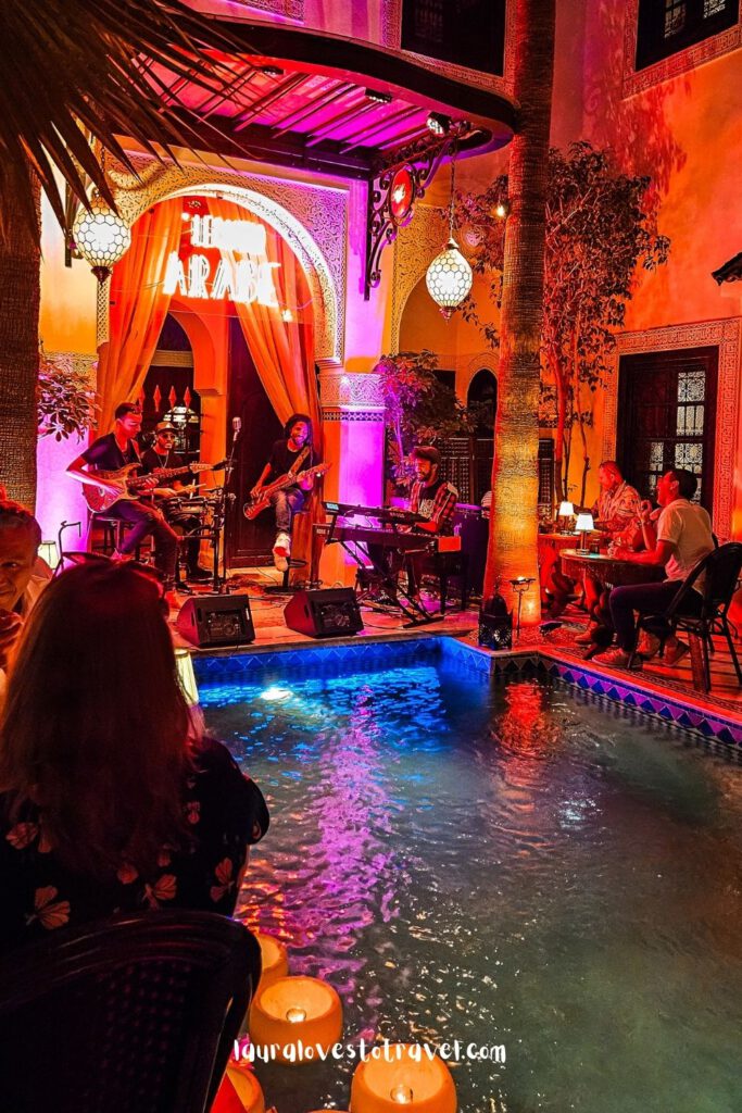 Jazz bar in Marrakesh