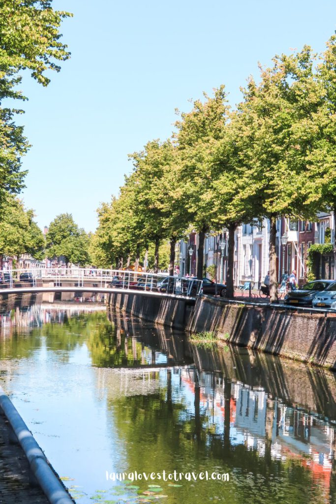 View over the canal in Kampen