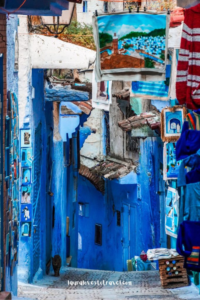 Artworks in Chefchaouen, Morocco