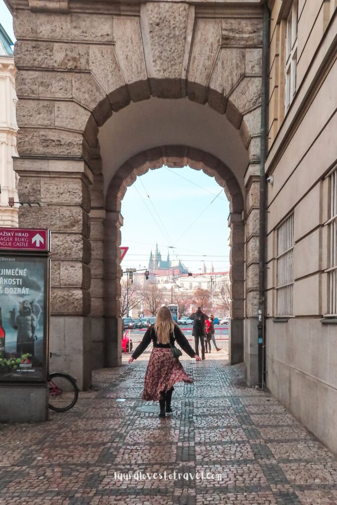 Exploring Prague by foot