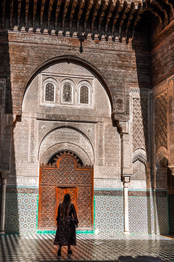 Laura in Fes, Morocco