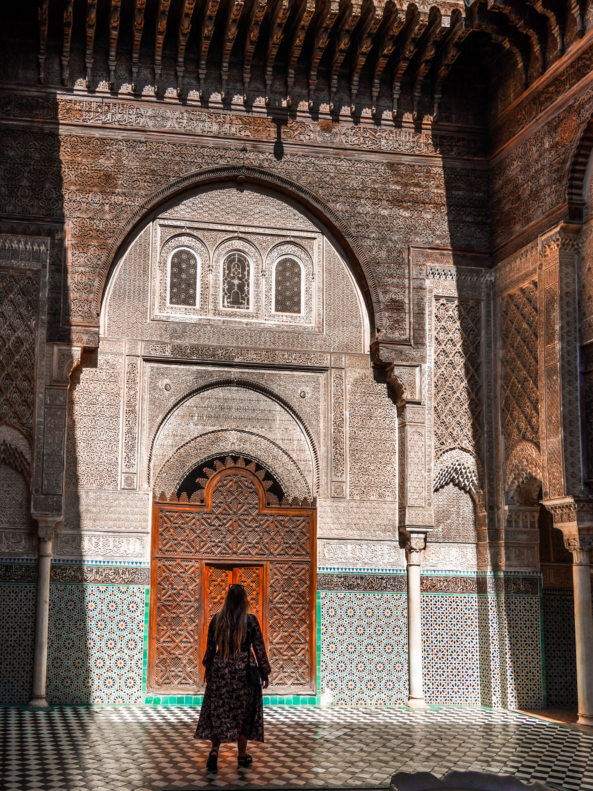Laura in Fes, Morocco