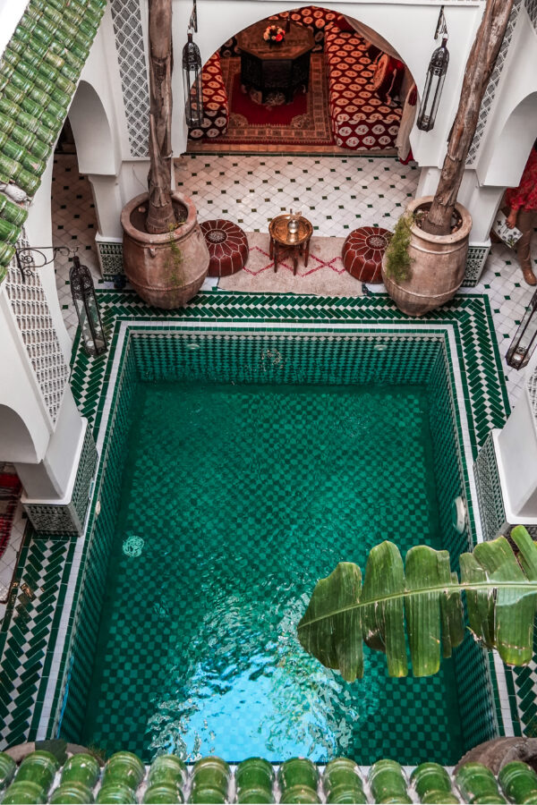 Beautiful riads in Morocco